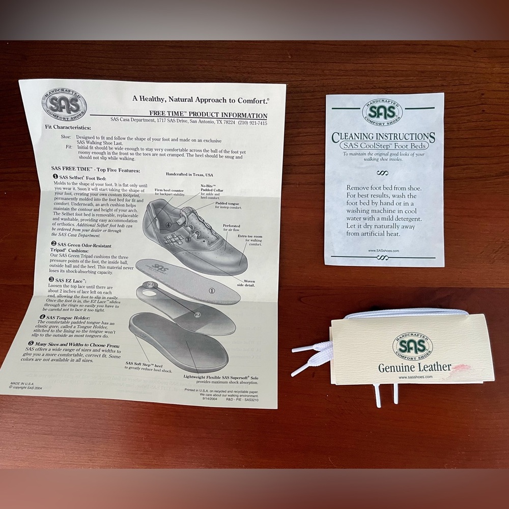NEW! Women’s SAS Free Time Shoes Size 10 Slim/Narrow in White - Picture 11 of 14